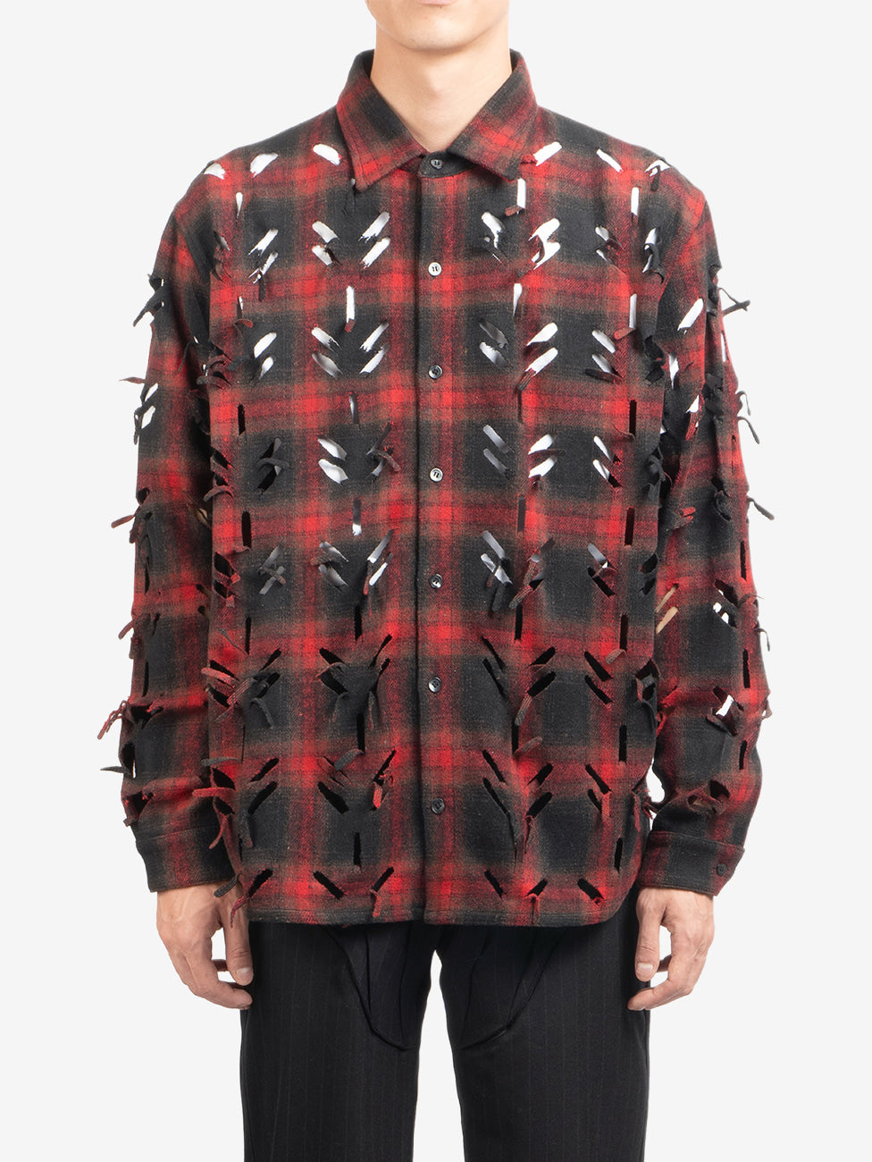Juntae Kim - Laser-Slashed Shirts (OC3) product image 1 | TRAB K-Fashion Australia