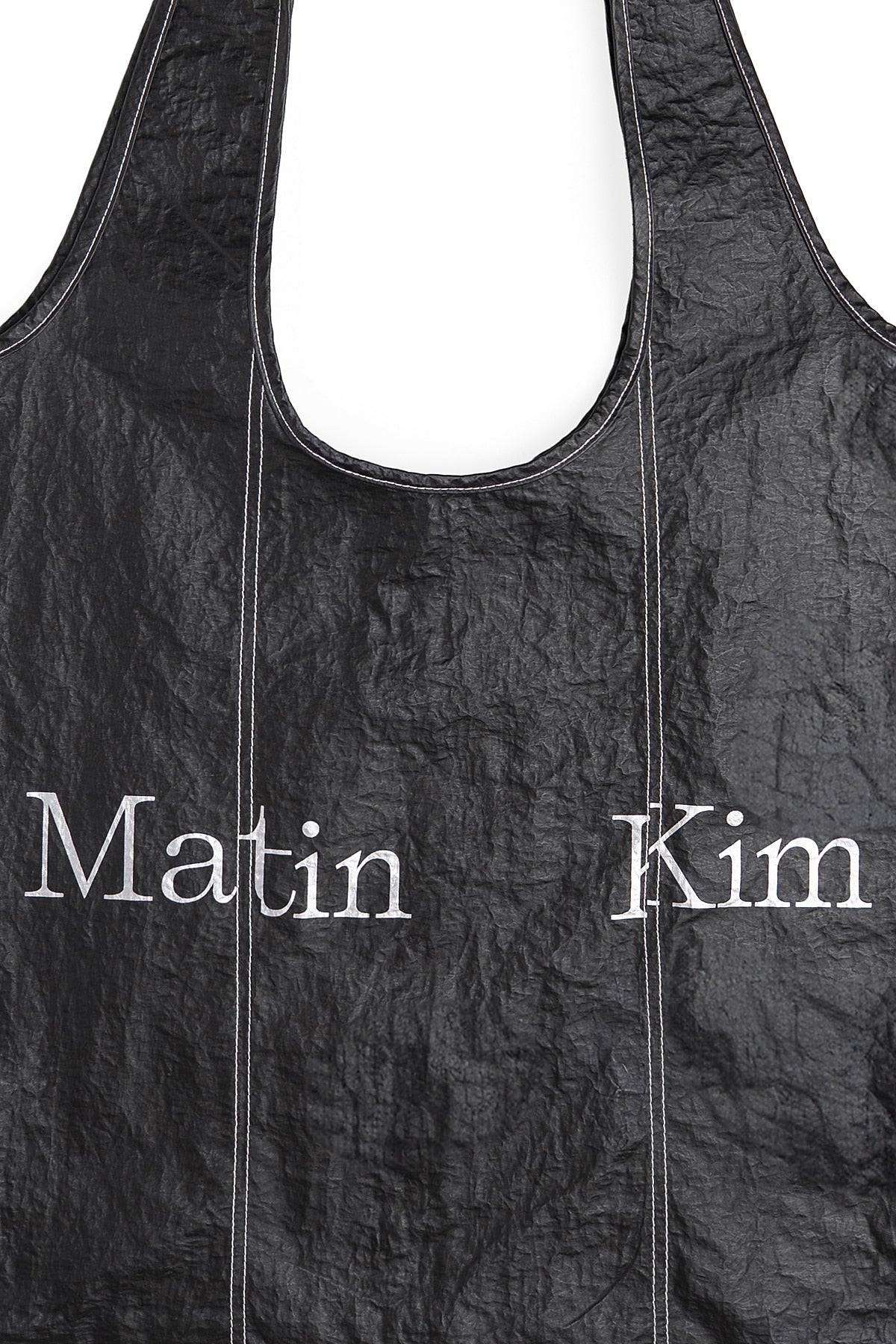 Matin Kim - Matin Line Stitch Ecobag (Black) product image 3 | TRAB K-Fashion Australia