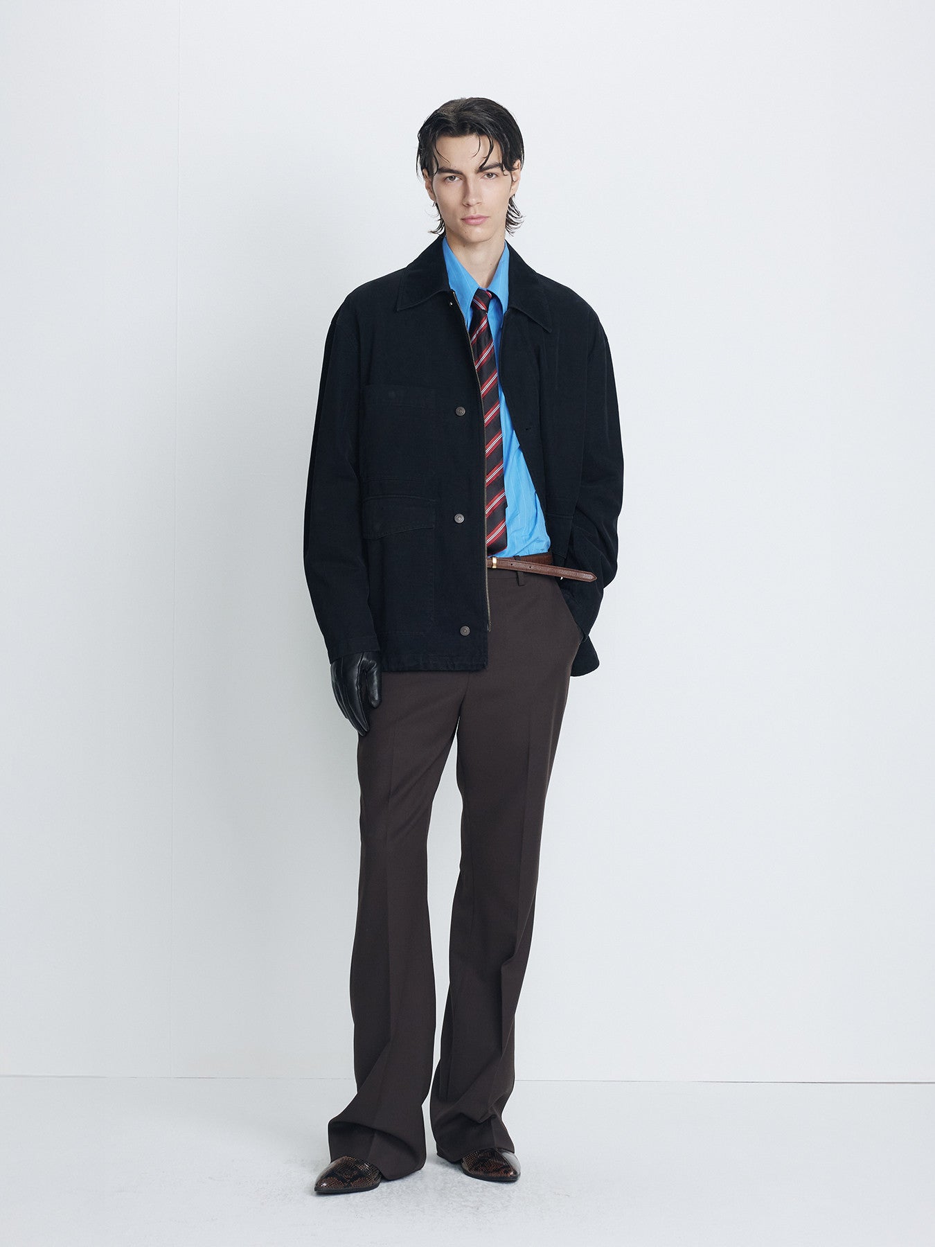 Tonywack - Brushed Cotton Barn Jacket (Black) product image 1 | TRAB K-Fashion Australia