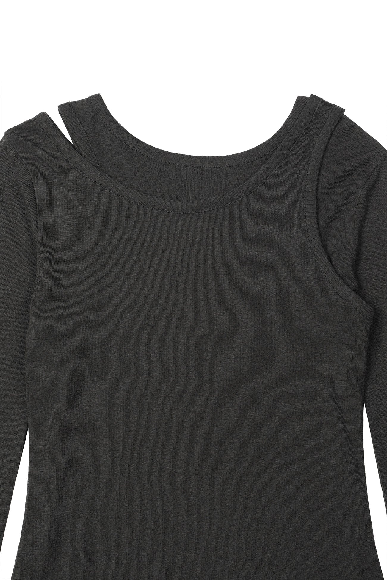 Deinet - Layered Long Sleeve (Charcoal) product image 11 | TRAB K-Fashion Australia