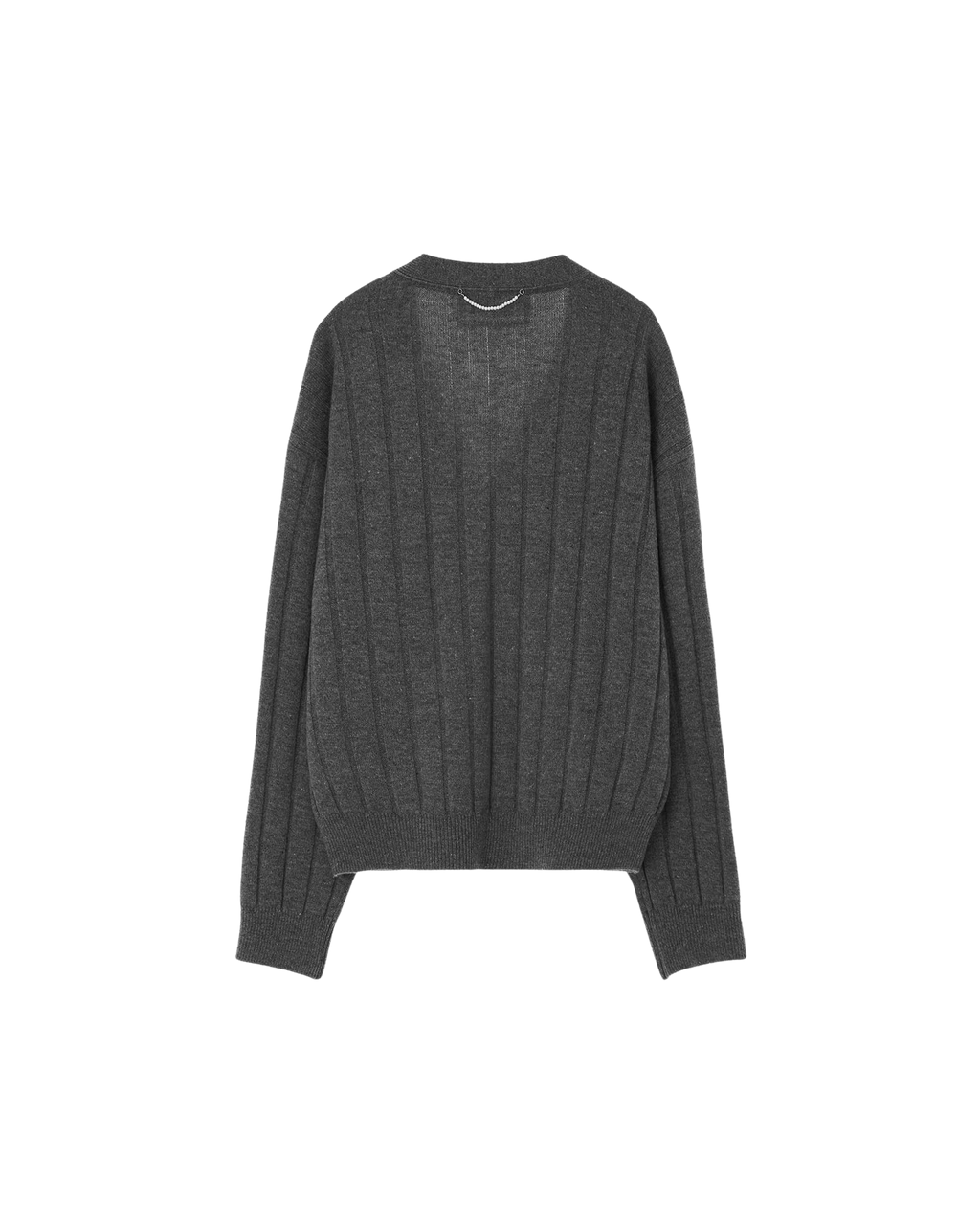 Kimhe Kim - V-Neck Cardigan (Dark Grey) product image 10 | TRAB K-Fashion Australia