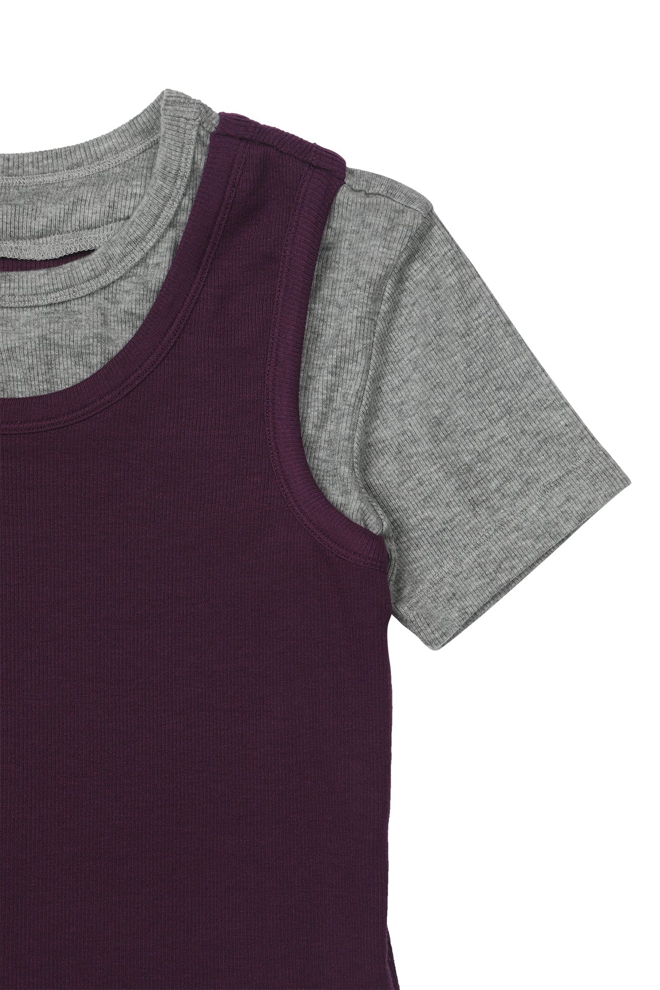 Deinet - D-Contrast T-Shirt (Purple) product image 4 | TRAB K-Fashion Australia