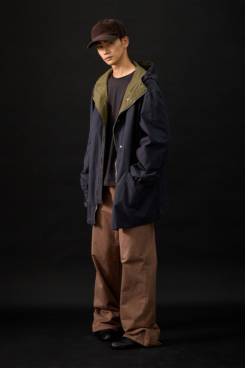 Hatchingroom - Reversible Parka (Khaki/Navy) product image 19 | TRAB K-Fashion Australia