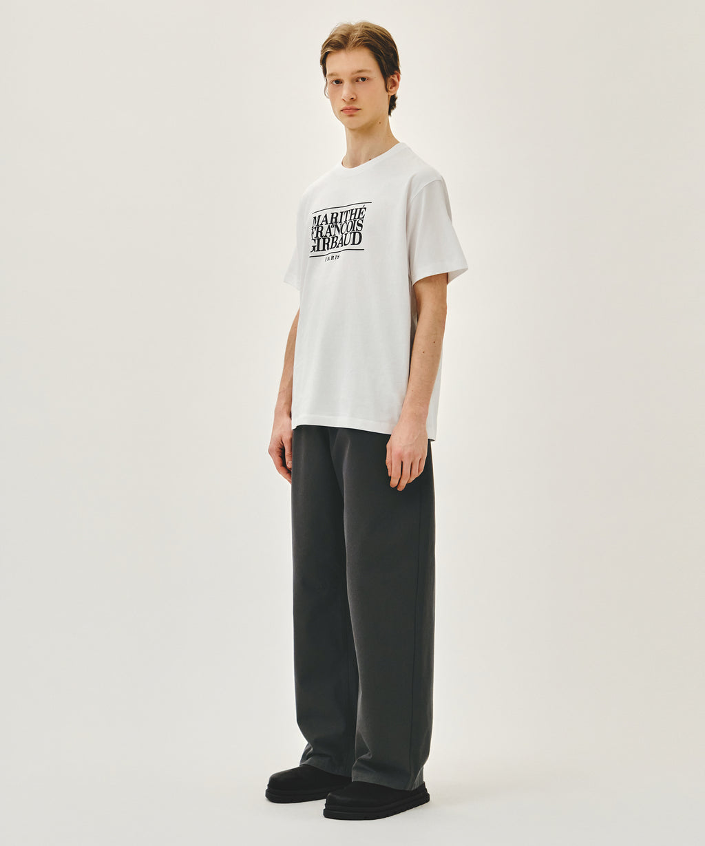 Marithe & Francois Girbaud - Curved Chino Pants (Charcoal) product image 3 | TRAB K-Fashion Australia