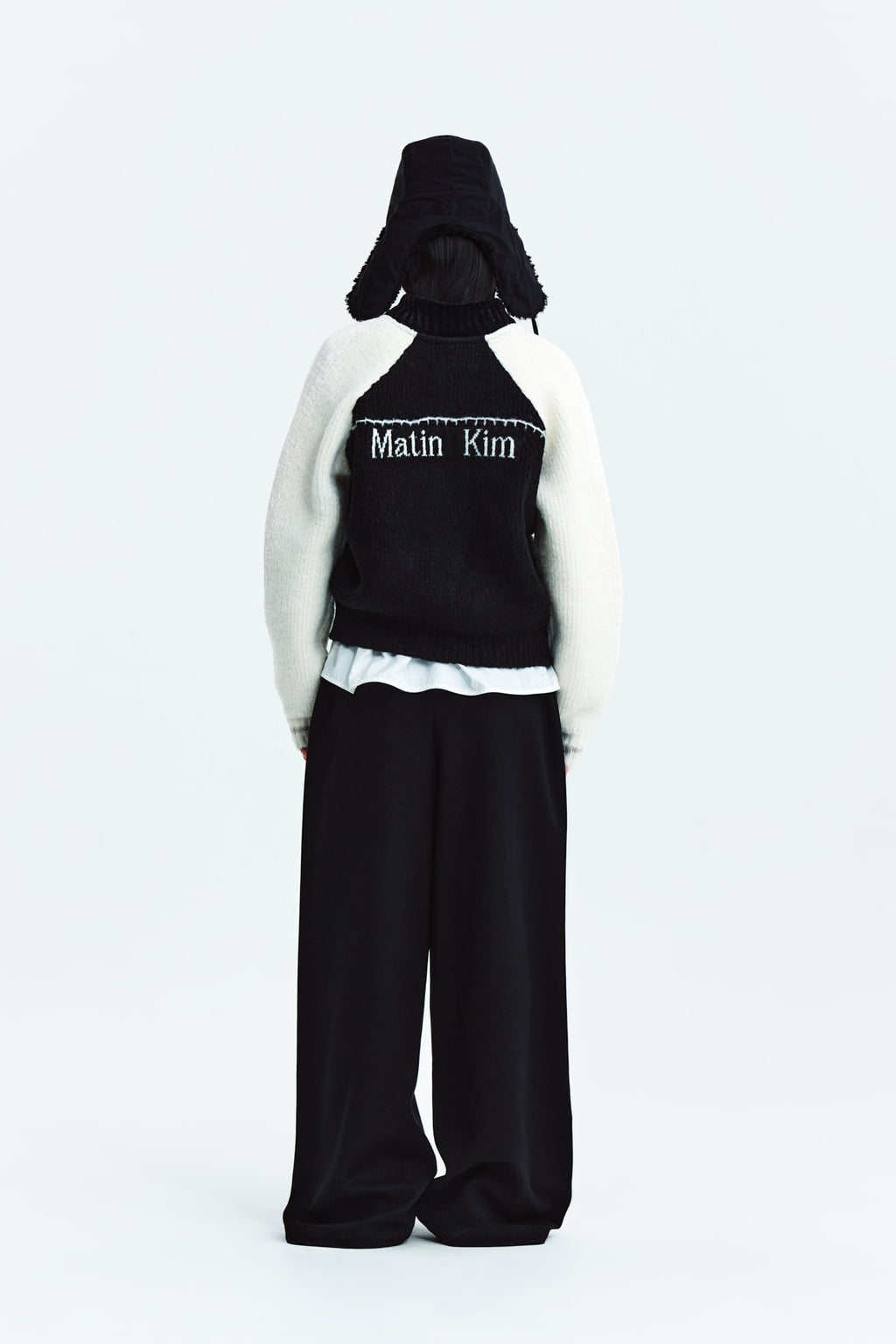 Matin Kim - Tuck Pocket Point Wide Pants (Black) product image 7 | TRAB K-Fashion Australia