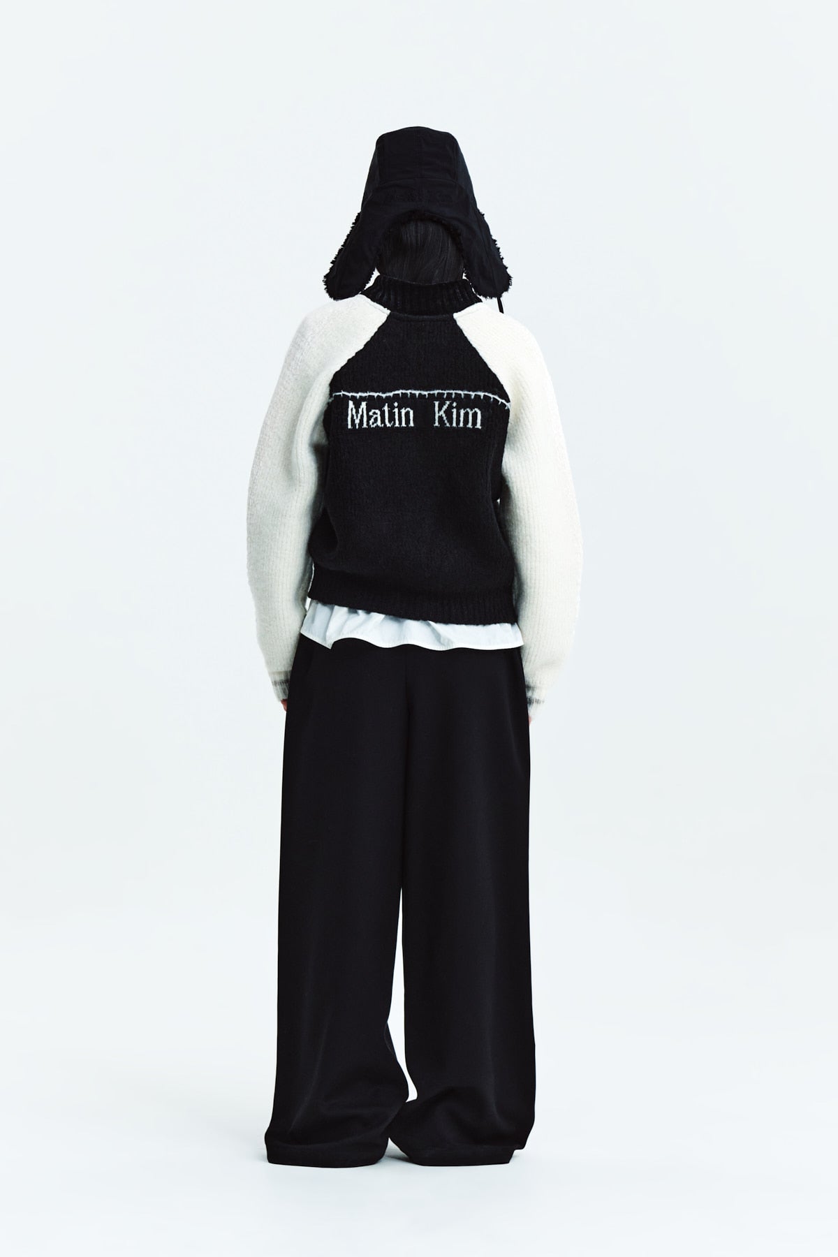 Matin Kim - Tuck Pocket Point Wide Pants (Black) product image 7 | TRAB K-Fashion Australia