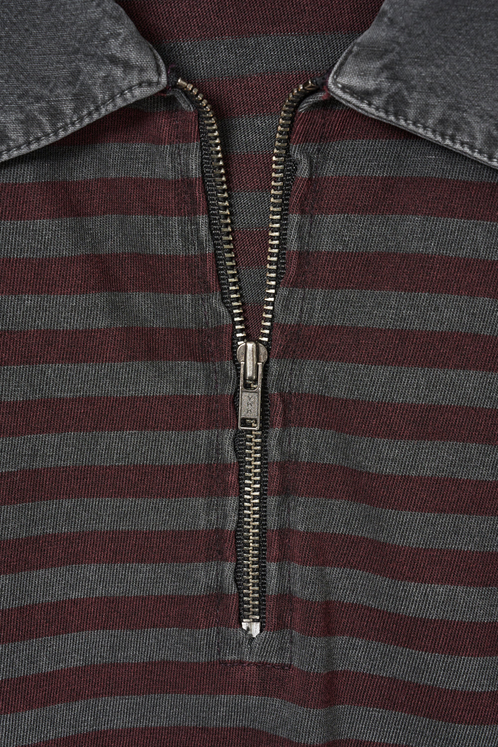Hatchingroom - VTG Stripe Polo Tee (1/2 Burgundy) product image 4 | TRAB K-Fashion Australia