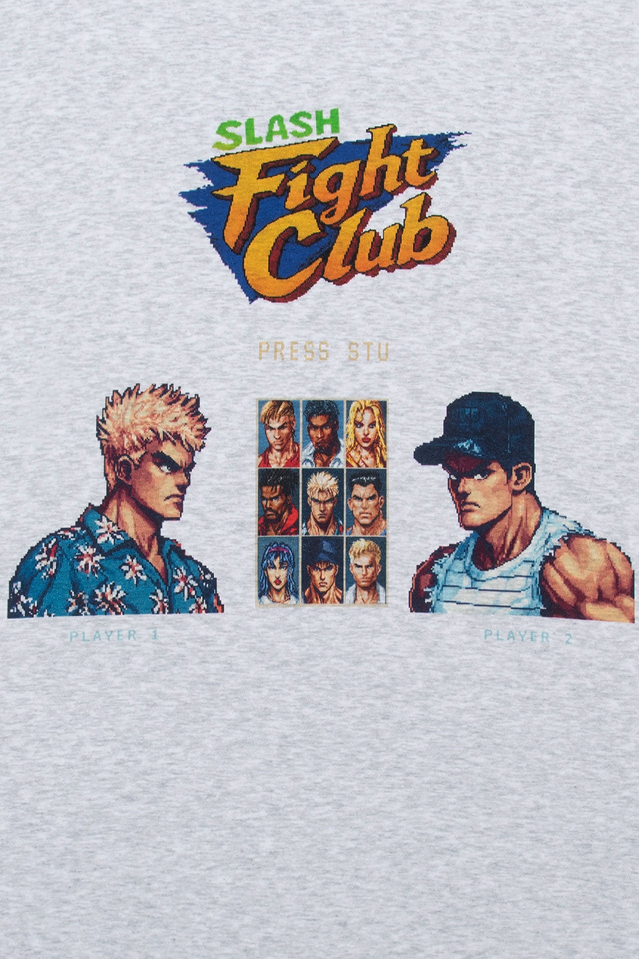 Stu - Fight Club T-Shirt Melange (Grey) product image 16 | TRAB K-Fashion Australia