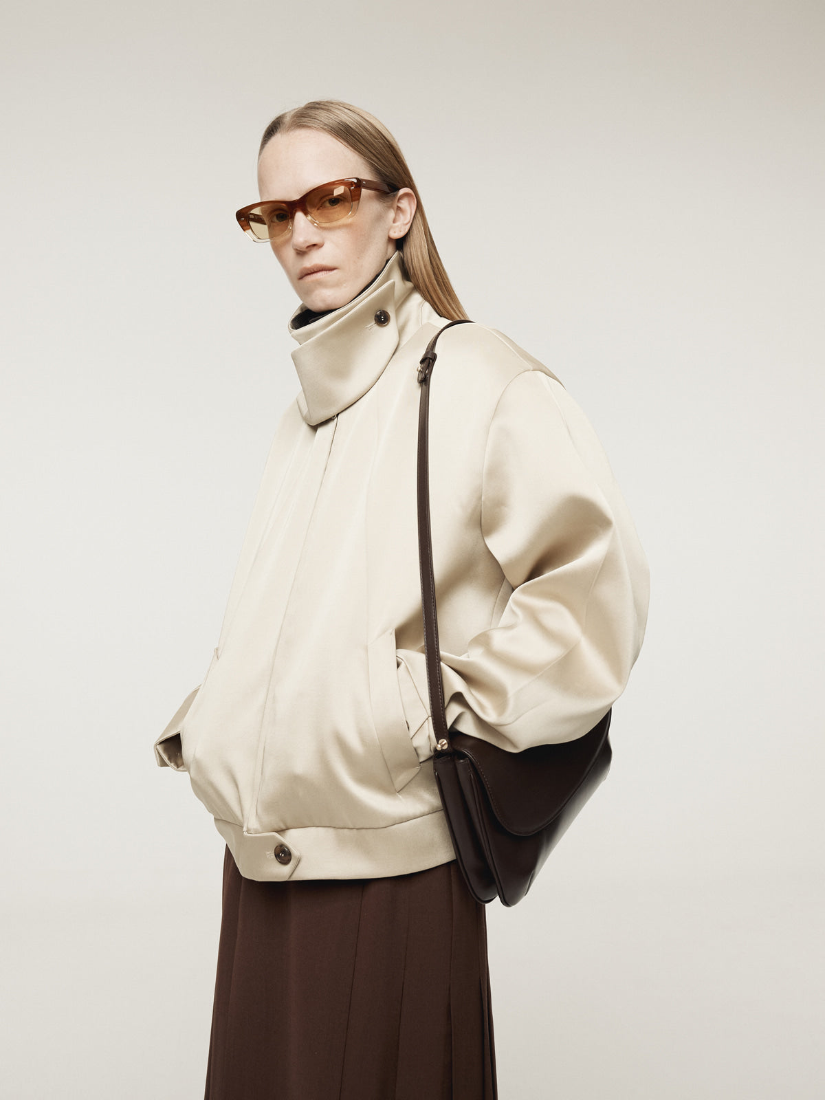 Recto - Double Satin Jumper (Sand Beige) product image 8 | TRAB K-Fashion Australia