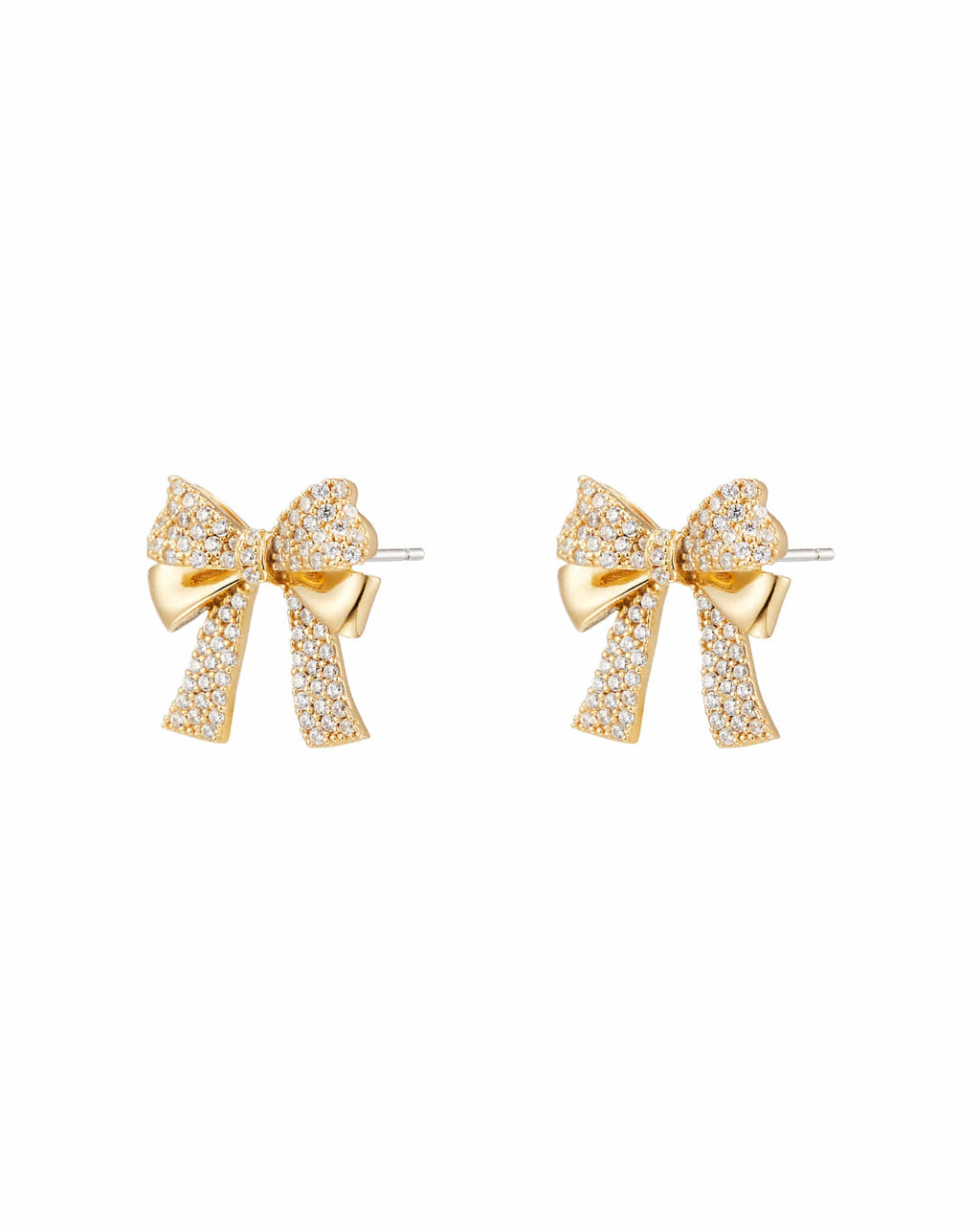 Numbering - Pave Double Ribbon Earrings #3206 product image 4 | TRAB K-Fashion Australia