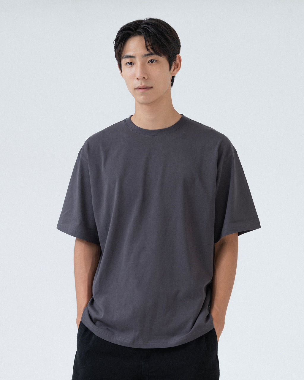 Brownyard - One Day T Shirt (Charcoal) product image 1 | TRAB K-Fashion Australia