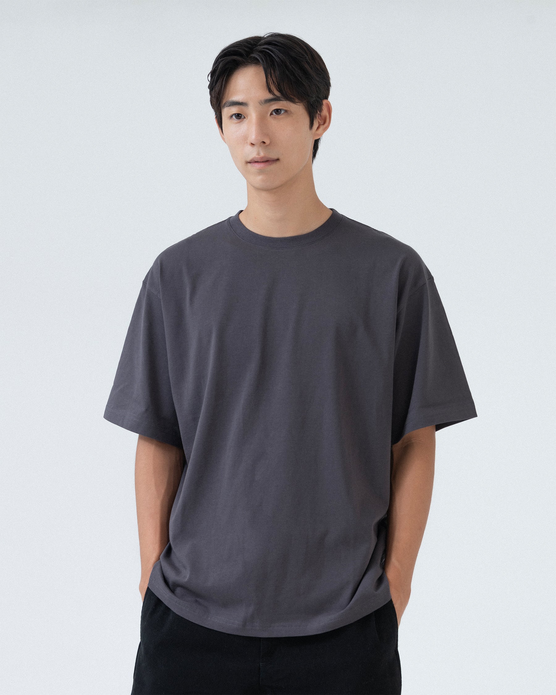 Brownyard - One Day T Shirt (Charcoal) product image 1 | TRAB K-Fashion Australia