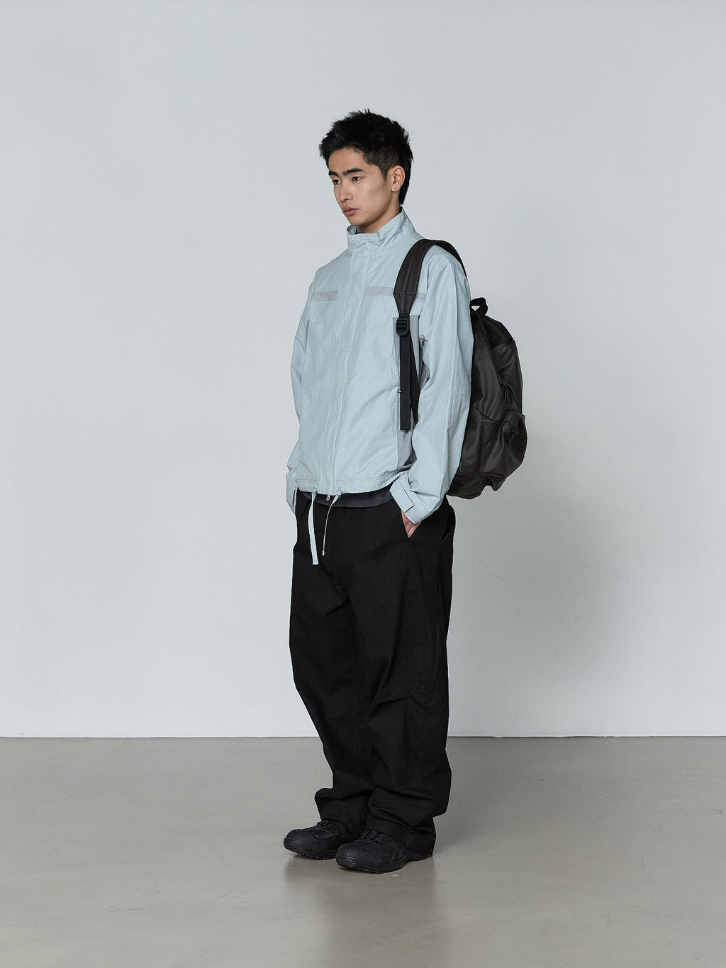 San San Gear - Back Pocket Pants (Black) product image 1 | TRAB K-Fashion Australia