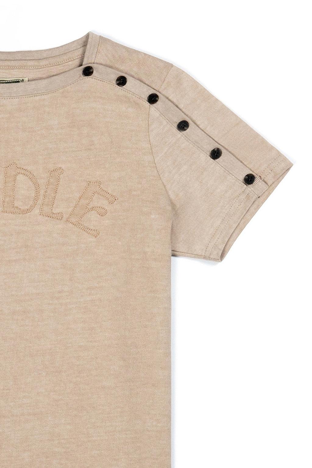 Ioedle - Closure Logo Boat Neck T-Shirt Yellow (Brown) product image 5 | TRAB K-Fashion Australia