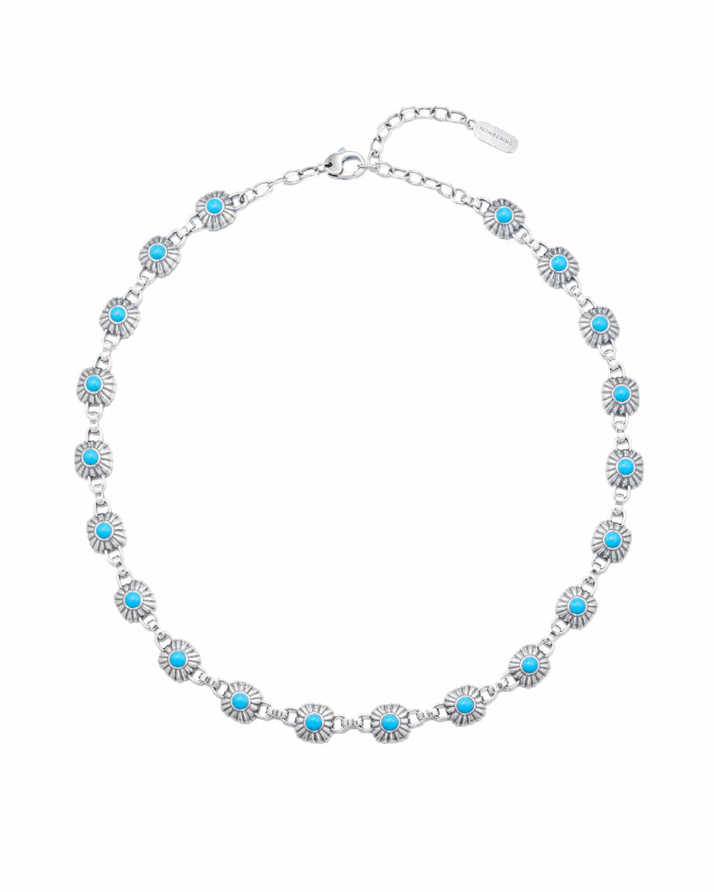 Numbering - Square Concho Link Necklace #8780 product image 2 | TRAB K-Fashion Australia