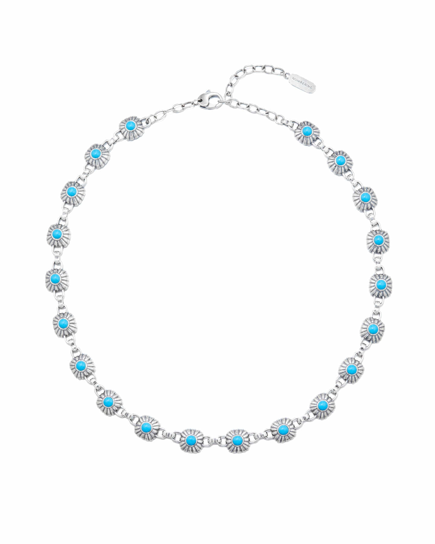 Numbering - Square Concho Link Necklace #8780 product image 2 | TRAB K-Fashion Australia
