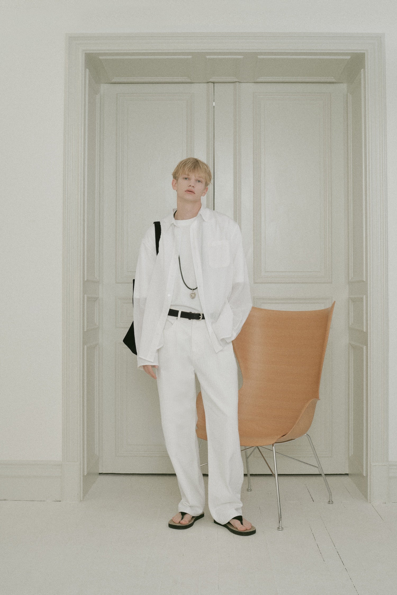 STU - Linen Shirt (White) product image 7 | TRAB K-Fashion Australia