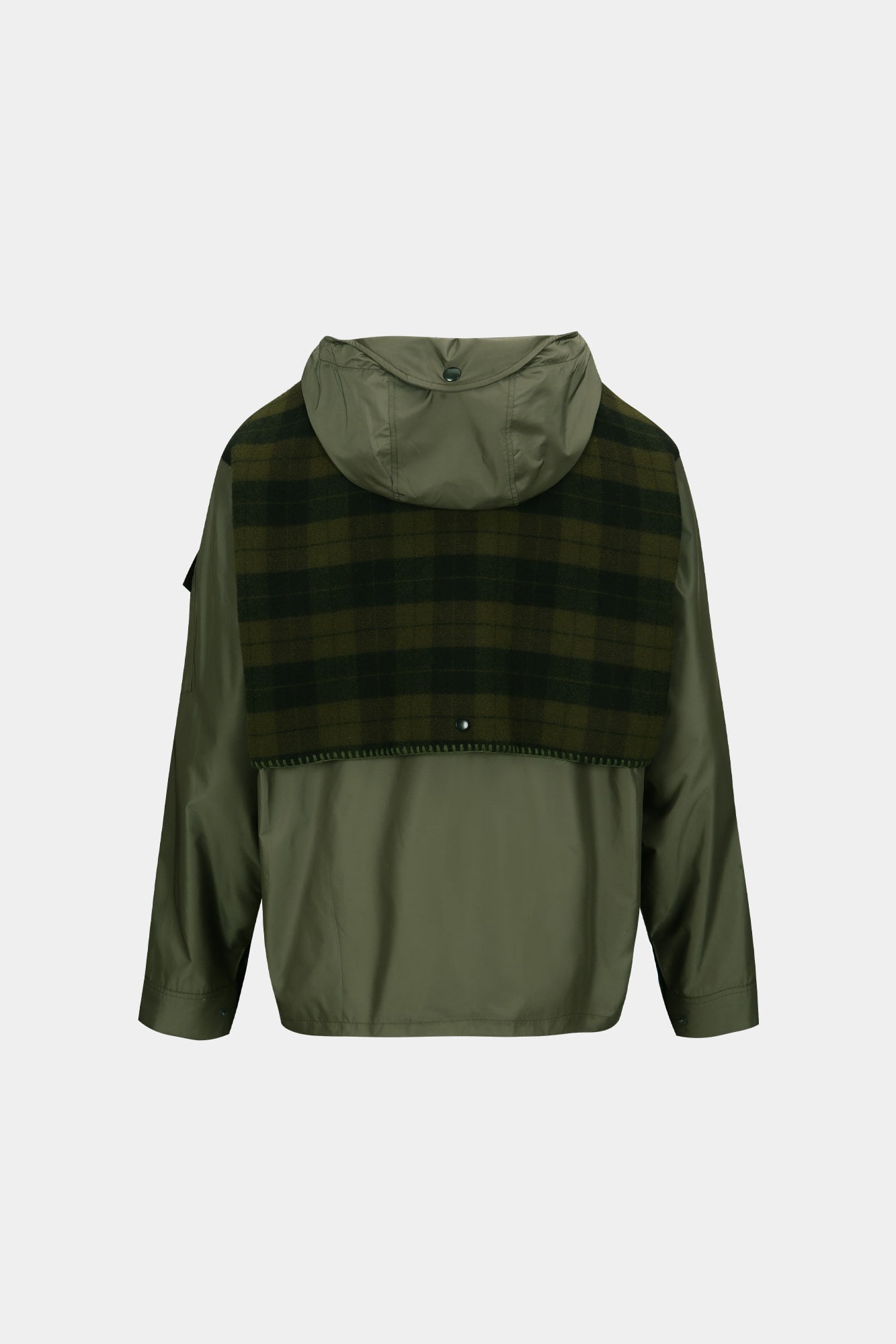Andersson Bell - Unisex Check Layered Jumper (Khaki) product image 14 | TRAB K-Fashion Australia