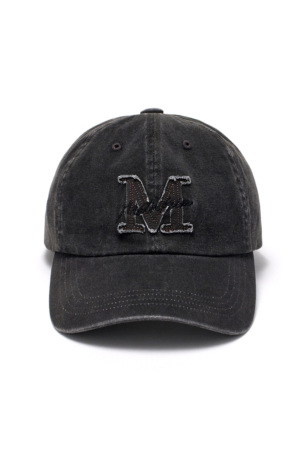 Matin Kim - Matin Cursive Ball Cap (Brown) product image 9 | TRAB K-Fashion Australia