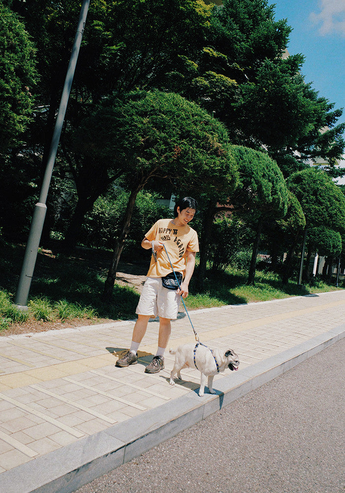 Collect Pieces - Happy To Roll Again T-Shirts (Orange) product image 3 | TRAB K-Fashion Australia