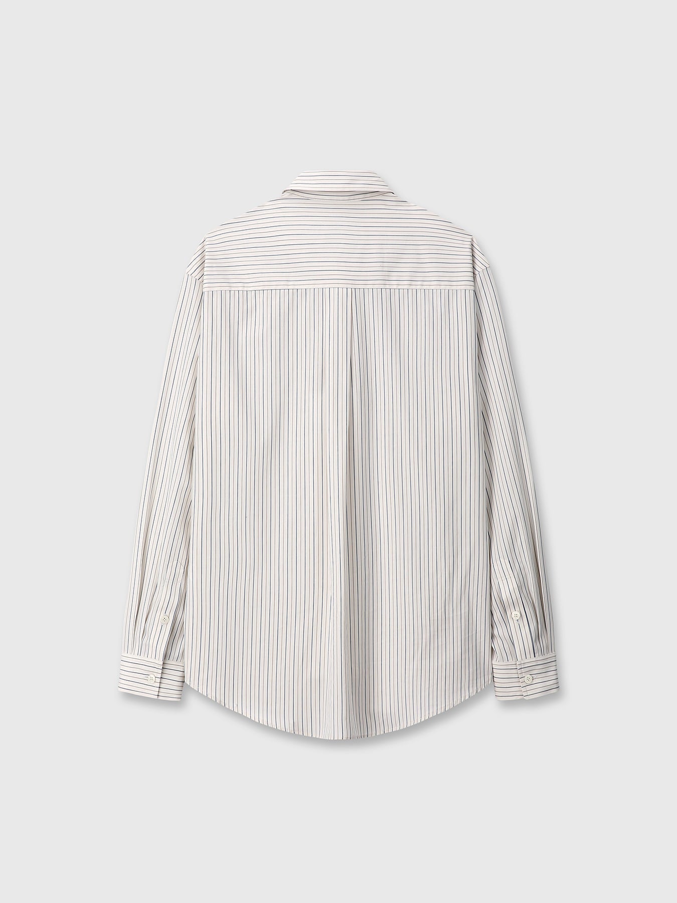 Tonywack - Brushed Cotton Multi Stripe Shirt (Ecru Multi Stripe) product image 8 | TRAB K-Fashion Australia