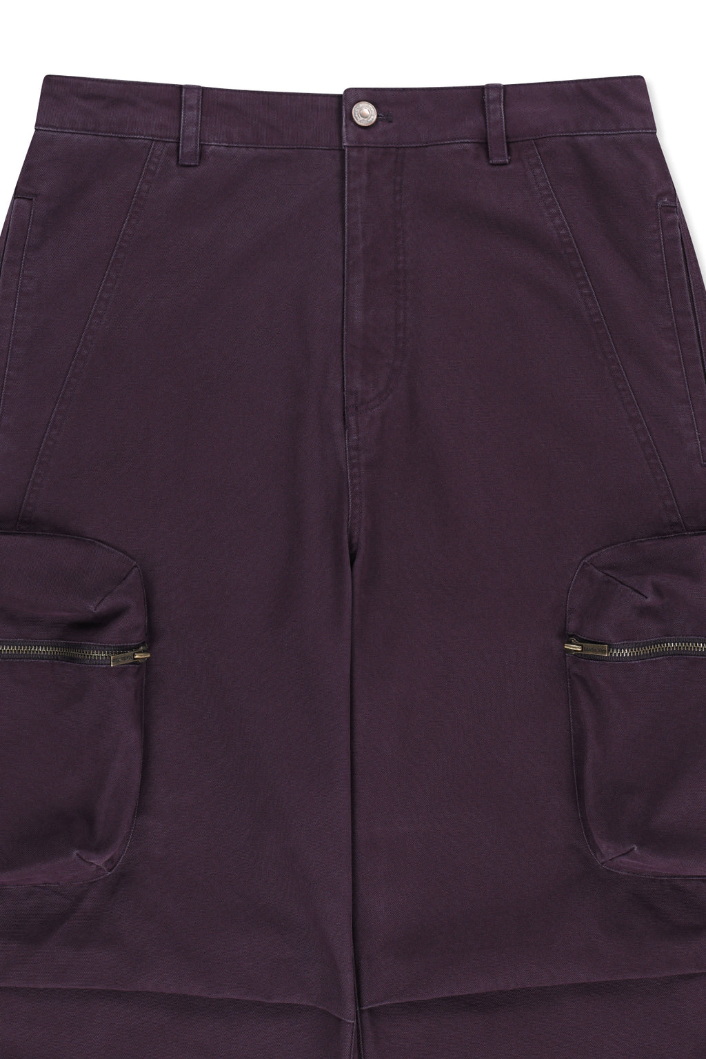 Matin Kim - Volume Tuck Cargo Pants (Purple) product image 4 | TRAB K-Fashion Australia