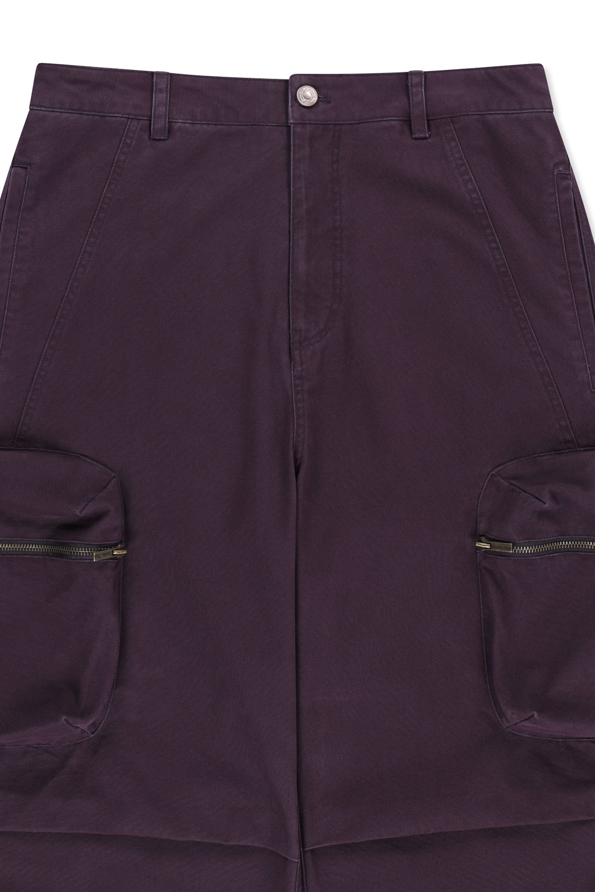 Matin Kim - Volume Tuck Cargo Pants (Purple) product image 4 | TRAB K-Fashion Australia