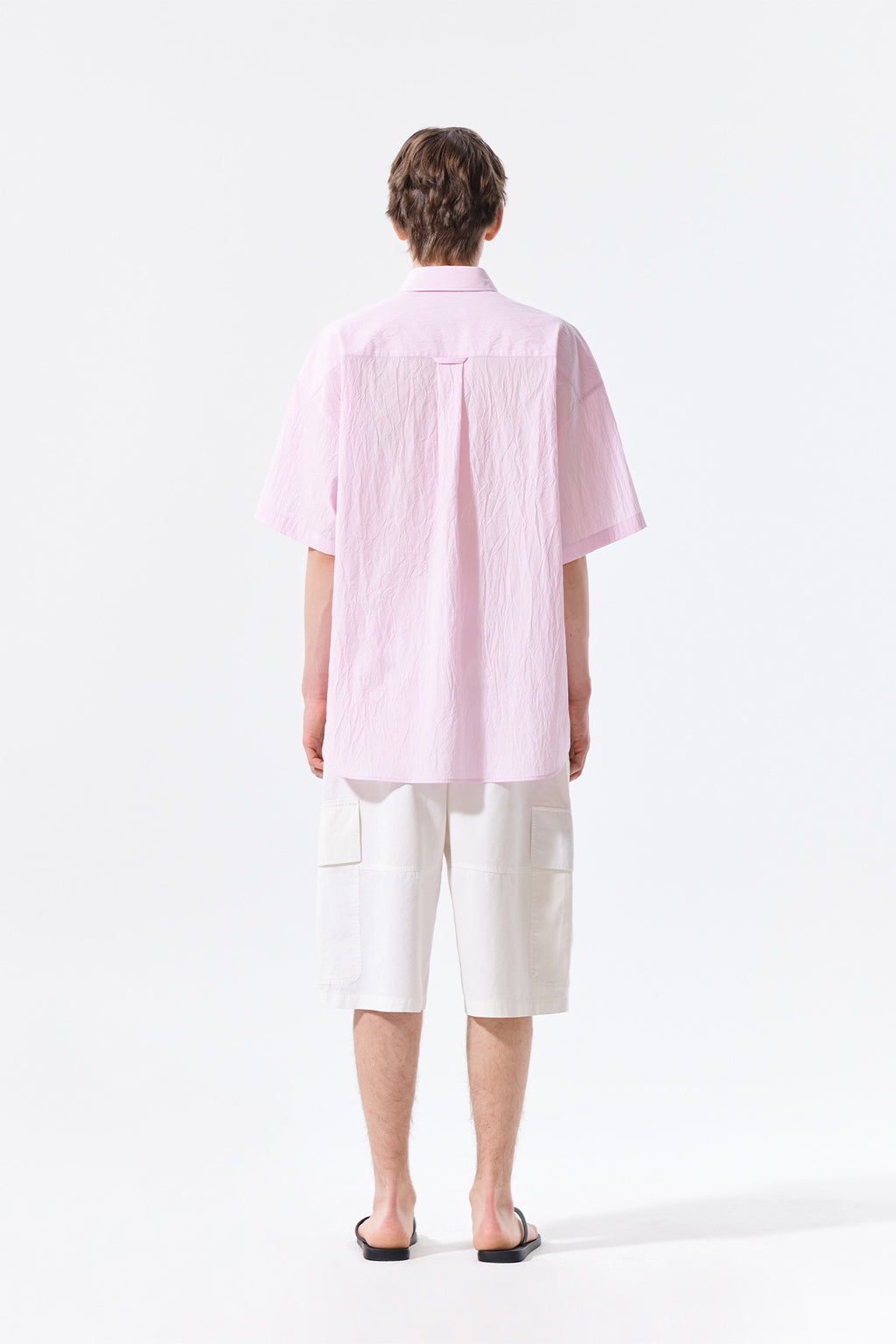 Matin Kim - Small Logo Over Fit Shirt (Pink) product image 8 | TRAB K-Fashion Australia