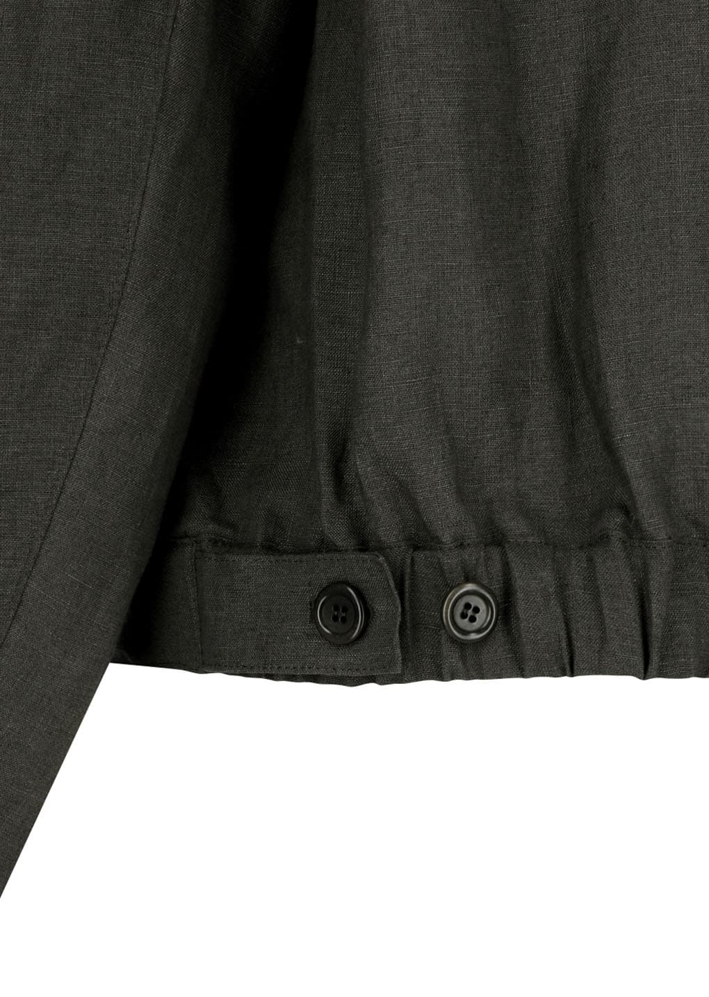 Amomento - Linen Crop Jacket (Khaki Grey) product image 12 | TRAB K-Fashion Australia