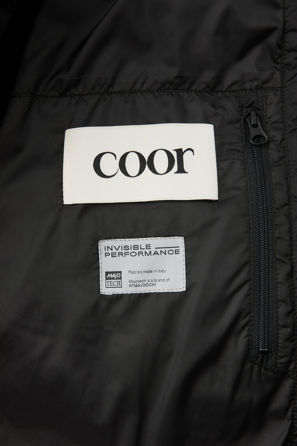 Coor - Majo-Tech Stand Collar Down Jumper (Black) product image 9 | TRAB K-Fashion Australia