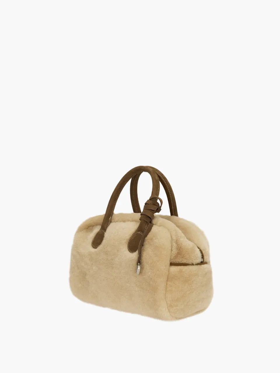 Marge Sherwood - Soft Bowling Mini (Beige Shearling+Chestnut Nubuck) product image 6 | TRAB K-Fashion Australia