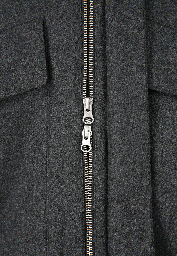 Tonywack - Virgin Wool Multi-Pocket Blouson (Dark Grey) product image 11 | TRAB K-Fashion Australia