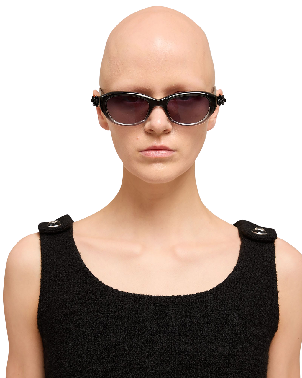 Kimhe Kim - Wool Tweed Sleeveless Mini Dress (Black) product image 6 | TRAB K-Fashion Australia
