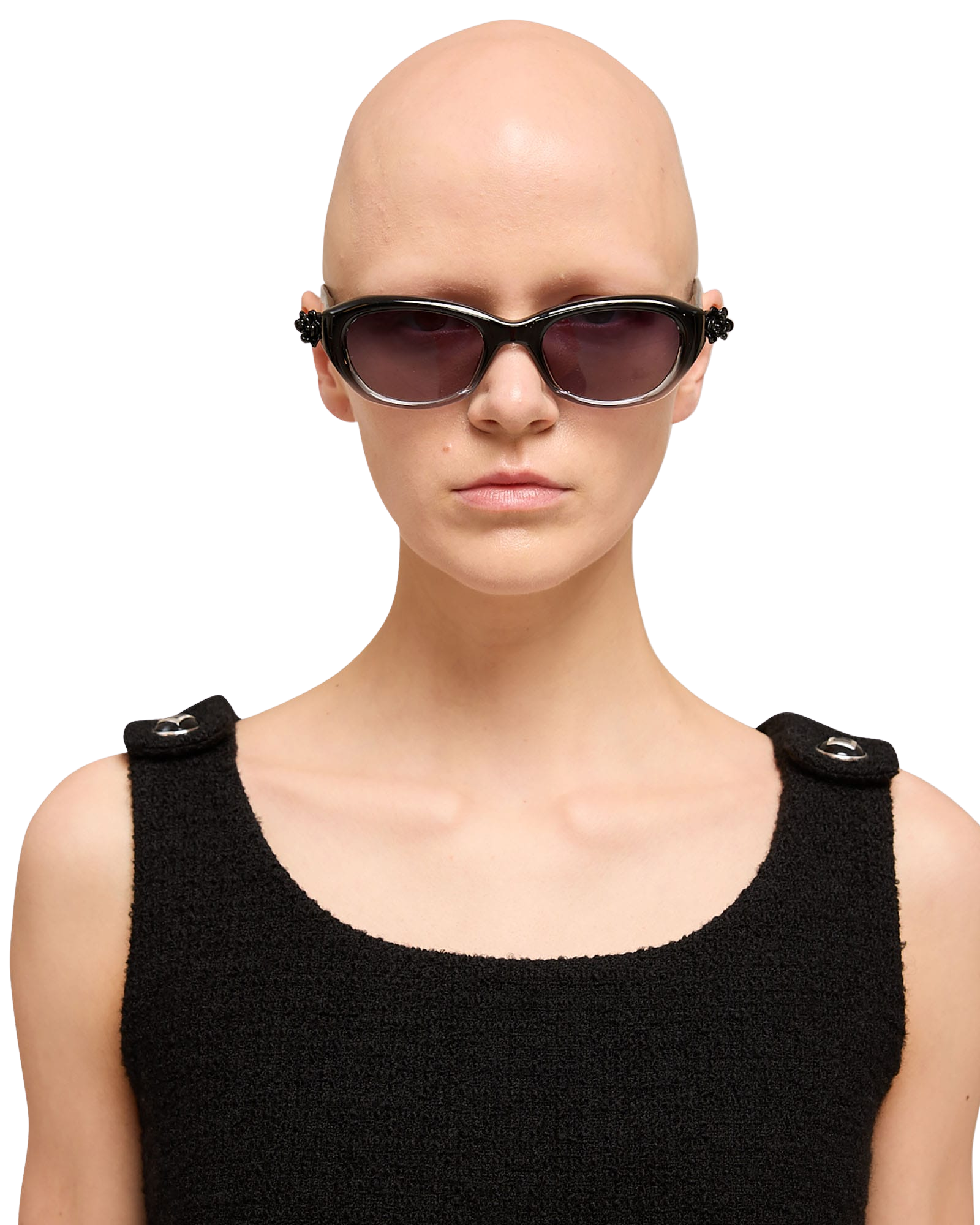 Kimhe Kim - Wool Tweed Sleeveless Mini Dress (Black) product image 6 | TRAB K-Fashion Australia
