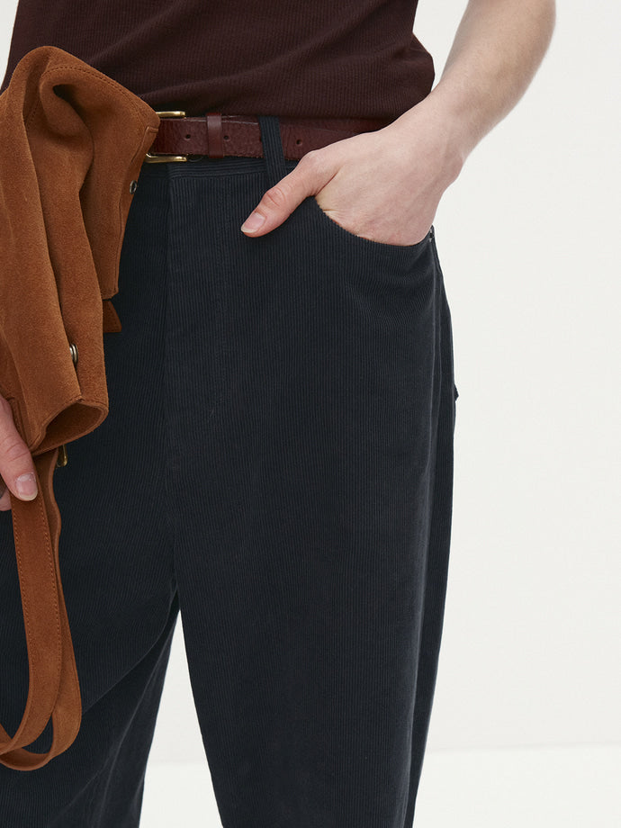 Tonywack - Corduroy Loose Flared Pants (Ink) product image 6 | TRAB K-Fashion Australia