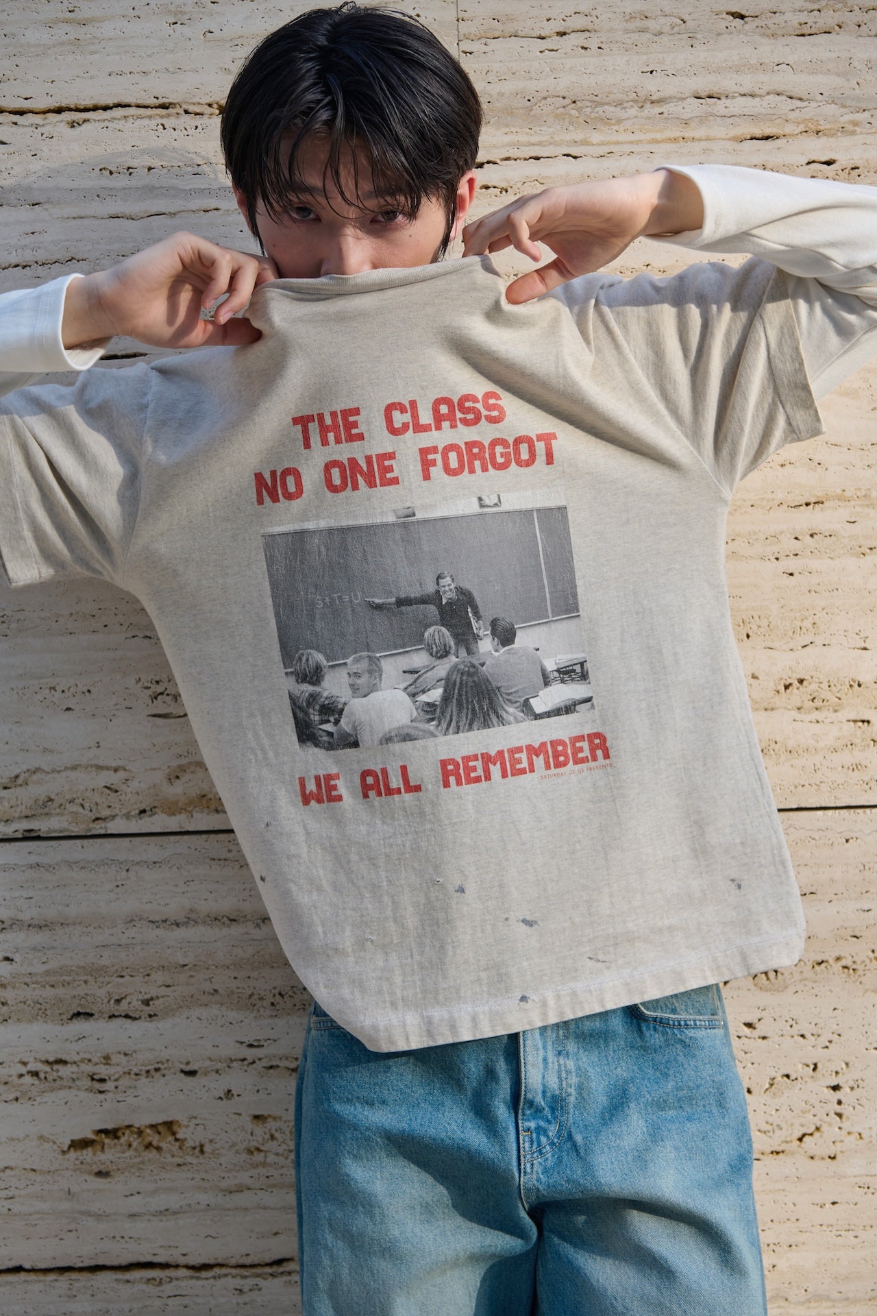 STU - The Class T-shirt (Melange Grey) product image 12 | TRAB K-Fashion Australia