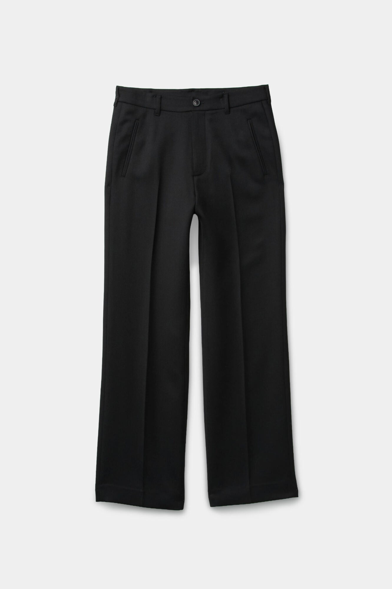 Coor - Wool-Blend Straight-Leg Trousers (Black) product image 1 | TRAB K-Fashion Australia