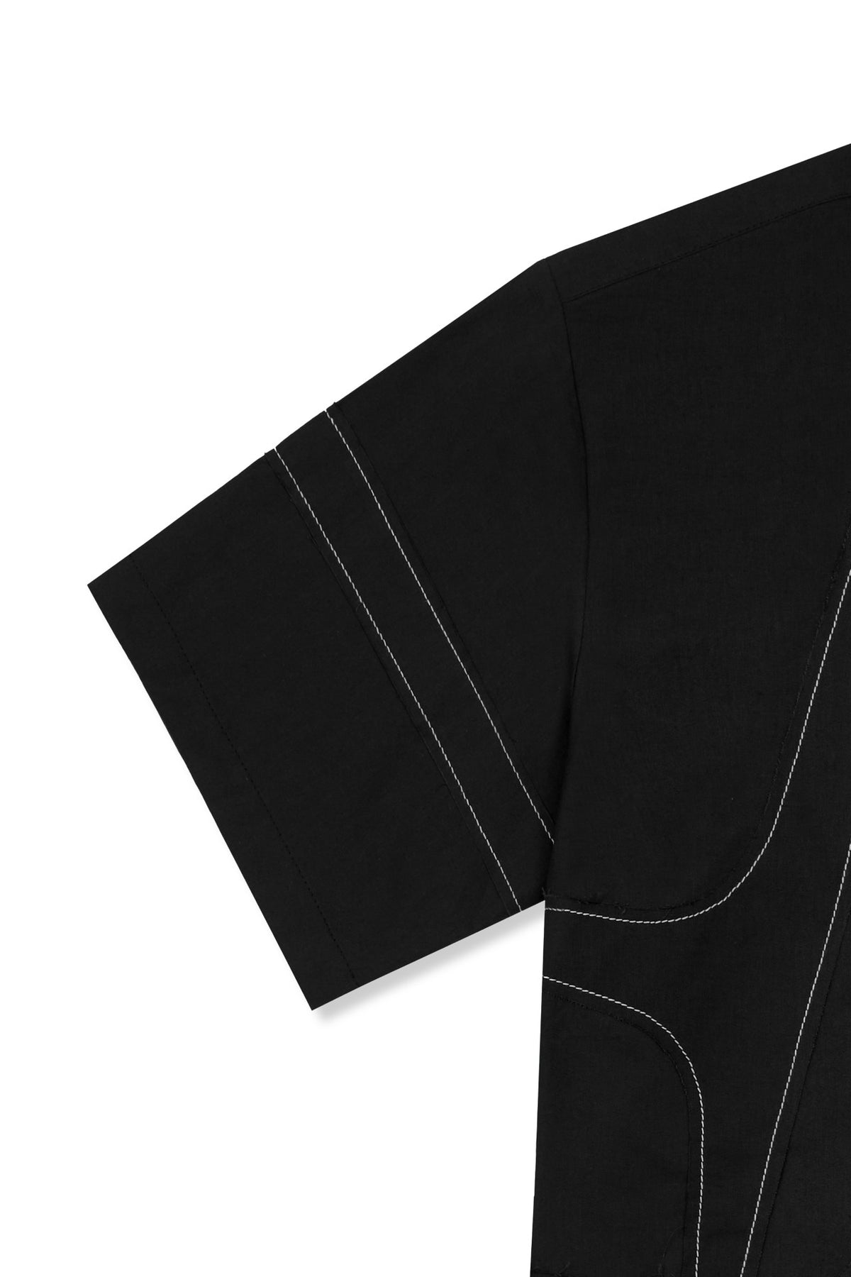 Ioedle - Streamline Short Sleeve Shirt (Black) product image 6 | TRAB K-Fashion Australia