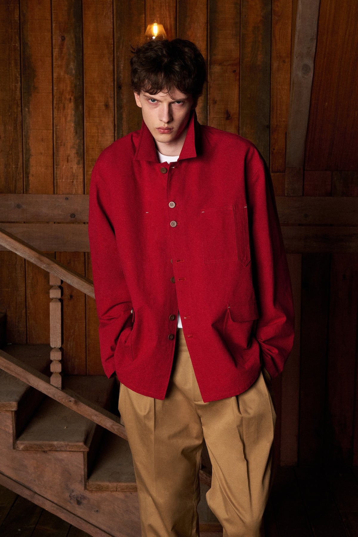 STU - Module Work Jacket (Red (1st Reorder )) product image 3 | TRAB K-Fashion Australia