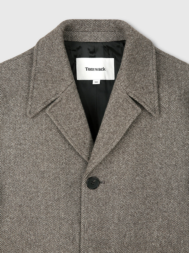 Tonywack - Caviar Wool Bal Collar Tailored Coat (Beige) product image 10 | TRAB K-Fashion Australia