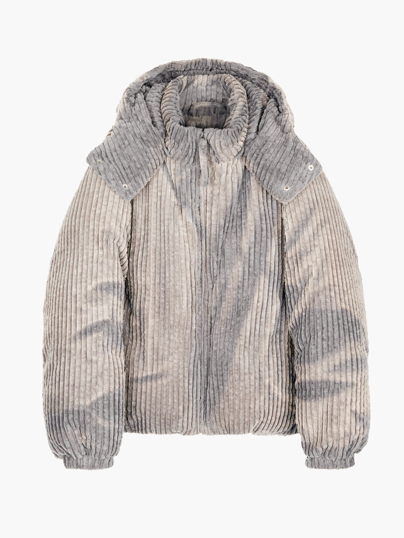 Jiyong Kim - Sun-Bleached Detachable Hood Down Jacket (Grey) product image 9 | TRAB K-Fashion Australia