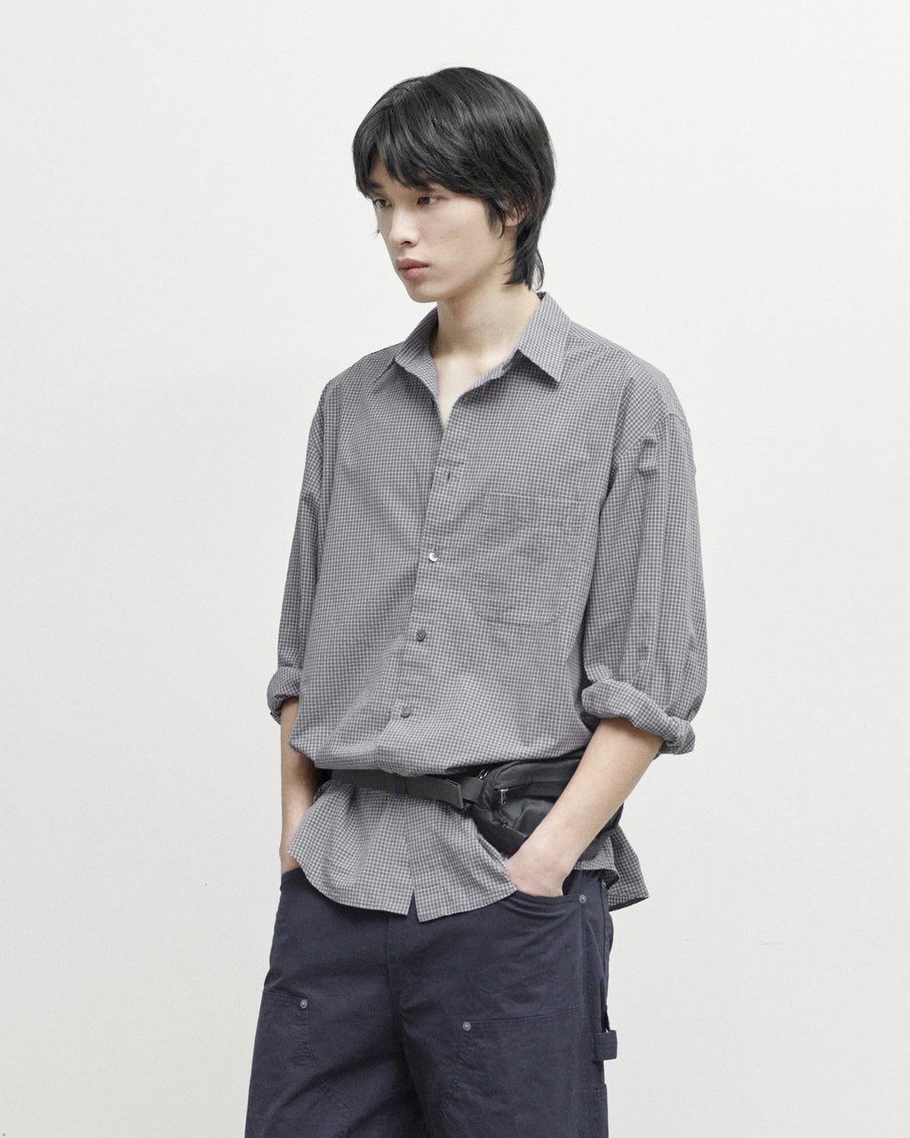 Brownyard - Steady Shirt (Grey Check) product image 1 | TRAB K-Fashion Australia