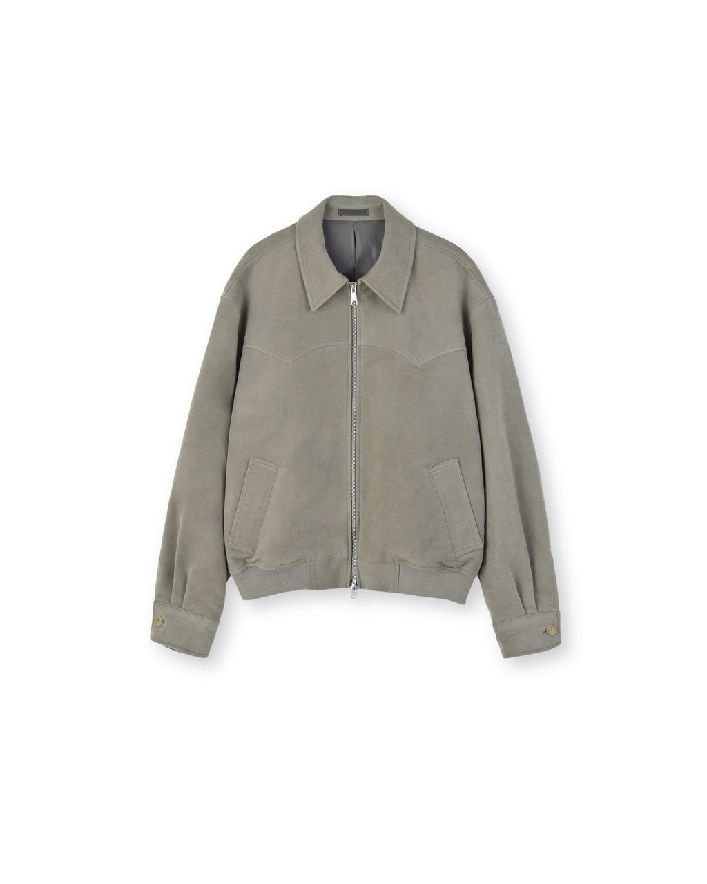 Brownyard - Moleskin Western Jacket (Olive Grey) product image 3 | TRAB K-Fashion Australia