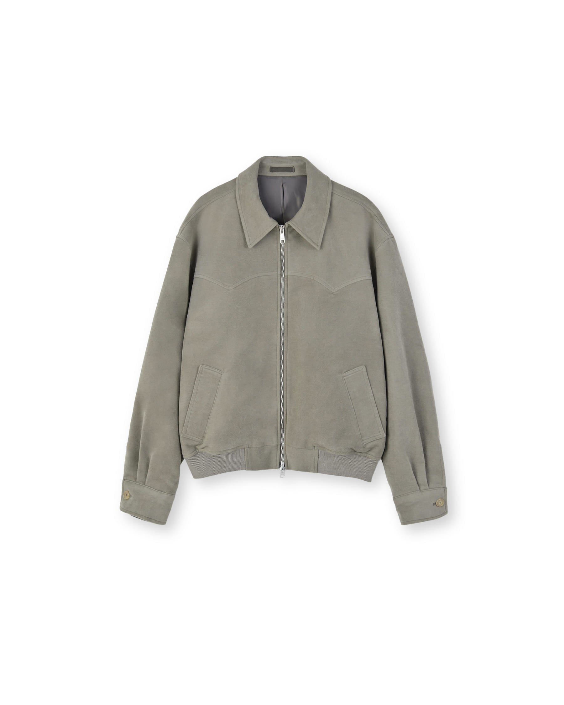 Brownyard - Moleskin Western Jacket (Olive Grey) product image 3 | TRAB K-Fashion Australia
