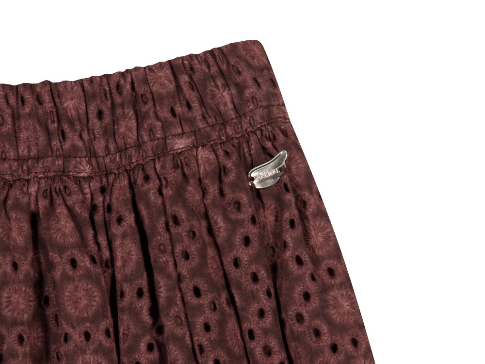 Coyseio - Flower Punching Skirt (Burgundy) product image 18 | TRAB K-Fashion Australia