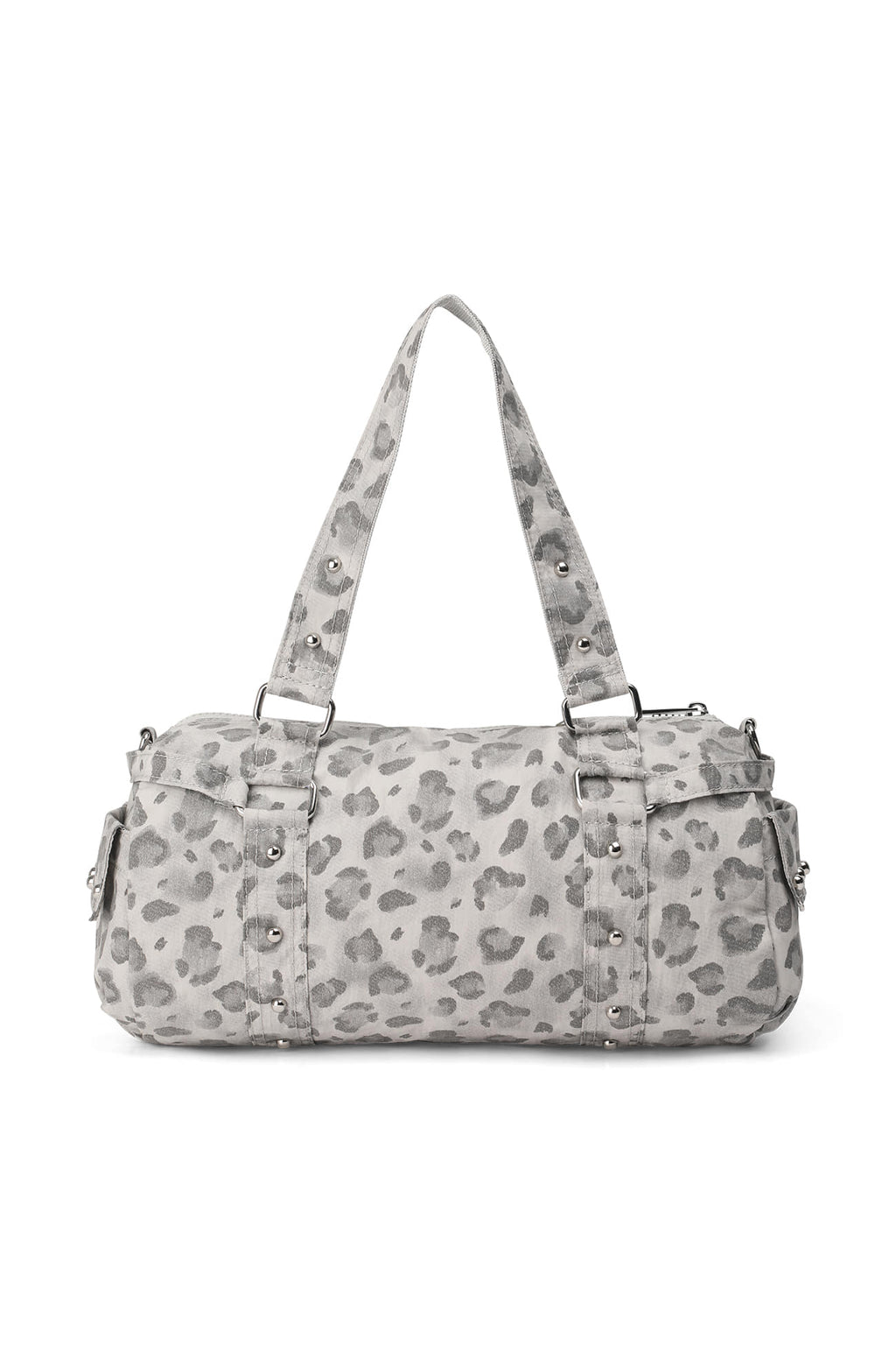 Deinet - Logo Leopard Duffle Mini Bag (Grey) product image 7 | TRAB K-Fashion Australia