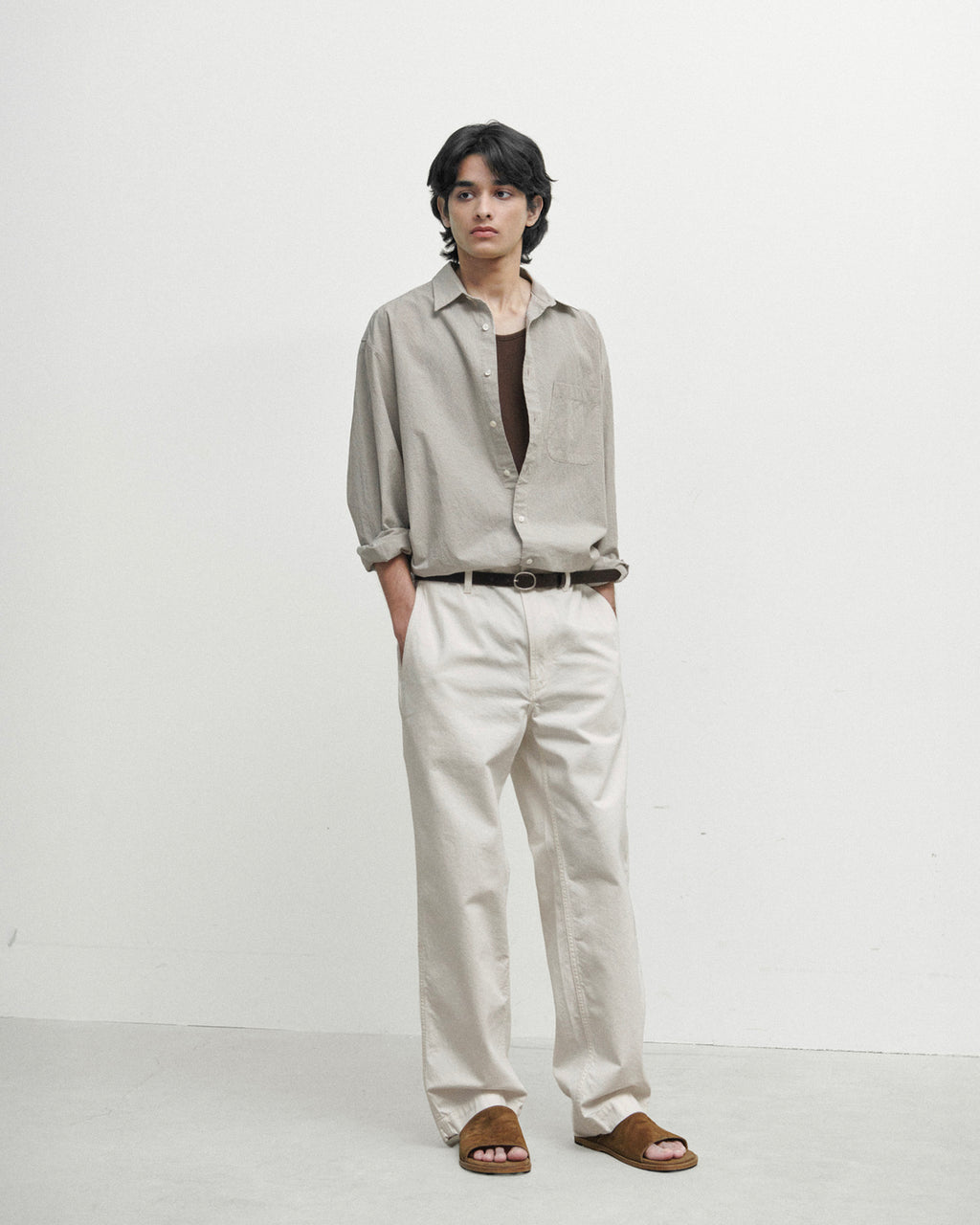 Brownyard - Steady Shirt (Ivory Check) product image 2 | TRAB K-Fashion Australia
