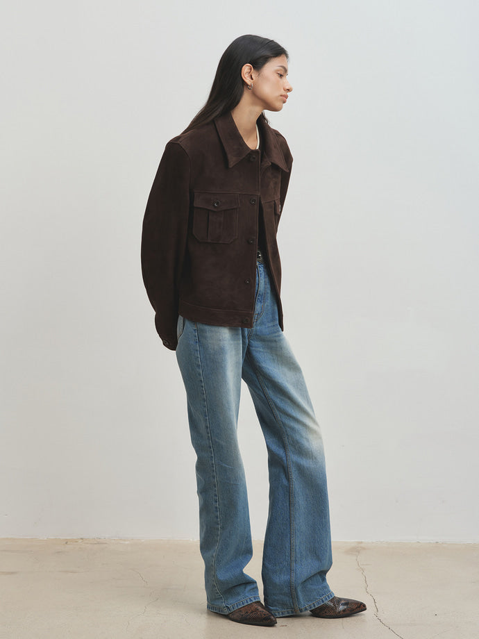 Tonywack - Flared-Leg Denim Jeans (Washed Blue) product image 6 | TRAB K-Fashion Australia