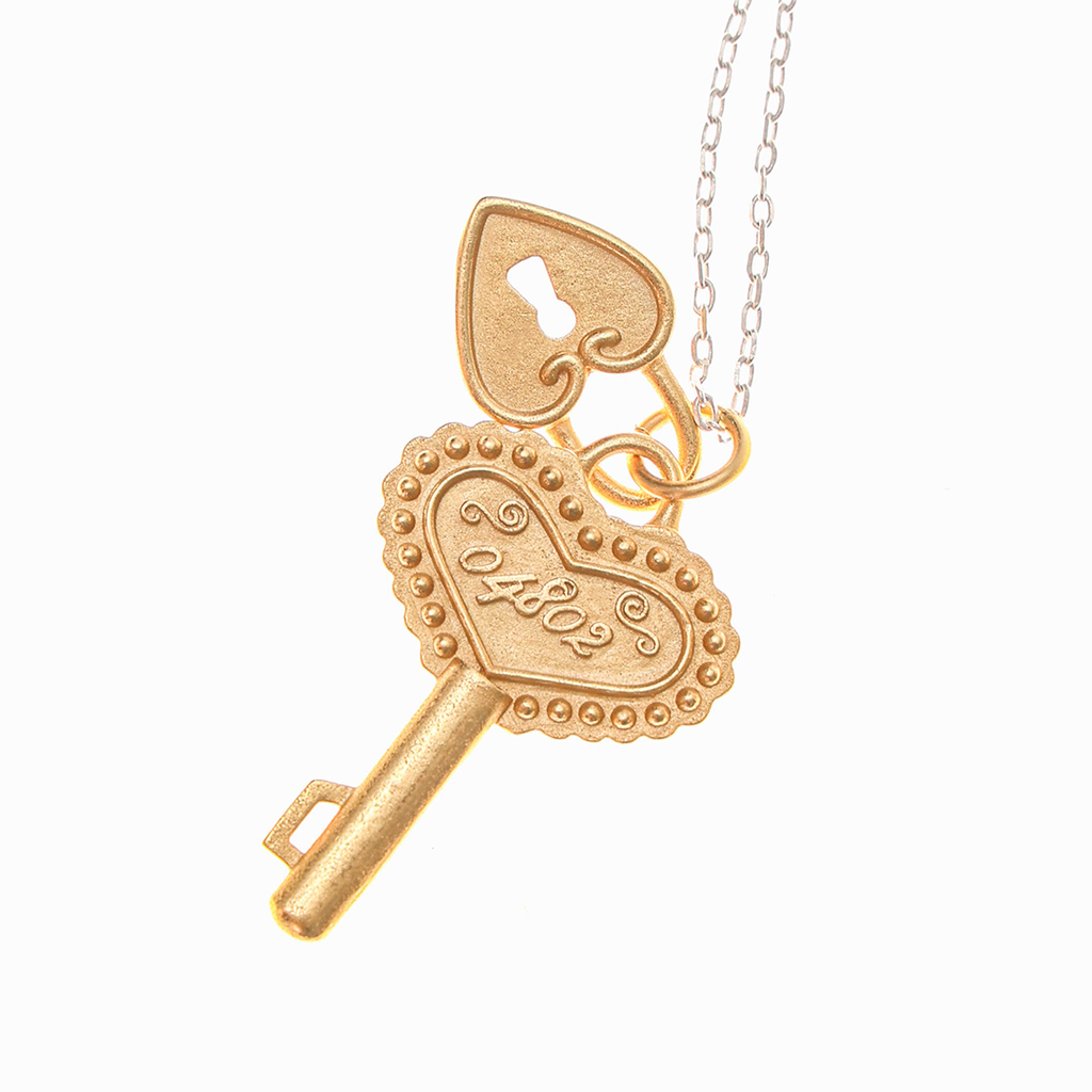 Towtow Archive - Oldy Hotel Key Pendant Necklace Silver & (Gold) product image 2 | TRAB K-Fashion Australia