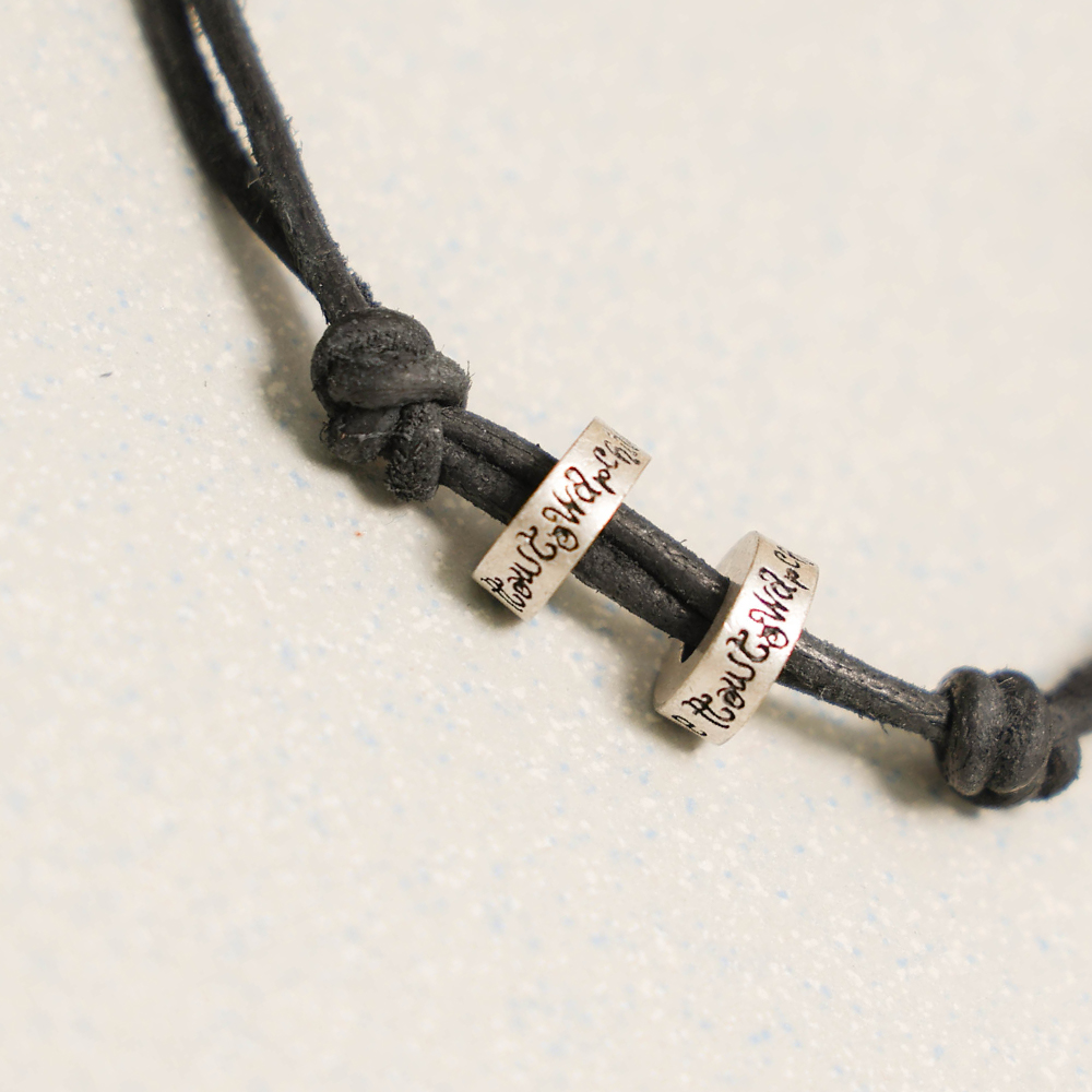 Towtow Archive - [Pre-Order – Ships June 10] Monda Leather Bracelet (Black) product image 2 | TRAB K-Fashion Australia